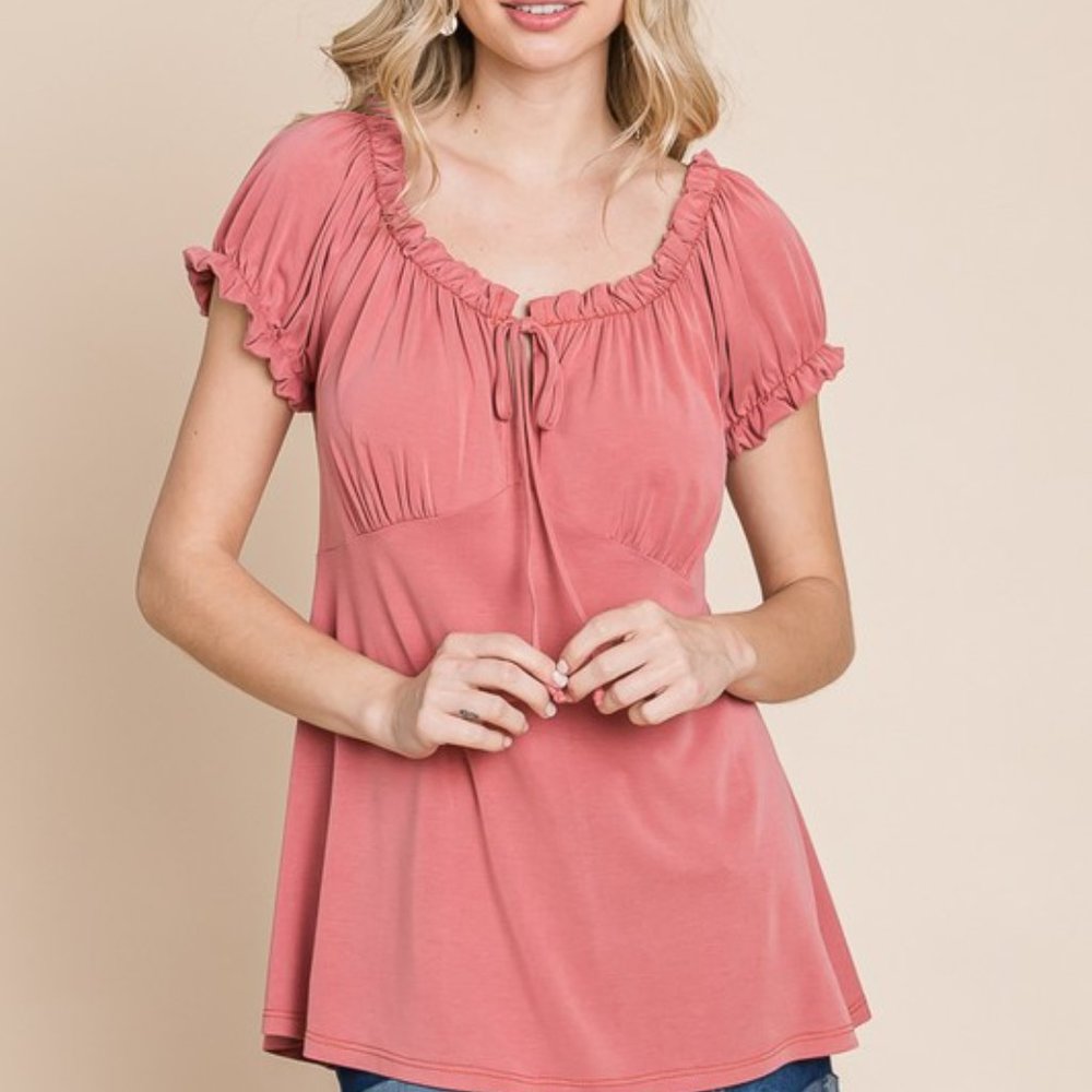 Plus Size Off Shoulder Top